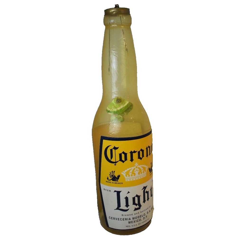 Corona Light Inflatable Blow Up Beer Bottle 36 Tall Mexico Bar Advertising